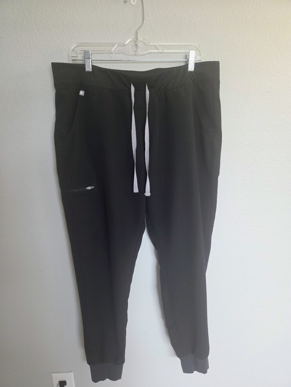FIGS Zamora Jogger Scrub Pants Black Size XL
